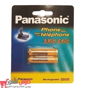 باتری نیم قلمی قابل شارژ پاناسونیک مدل HHR-3MRT-830 بسته ۲ عددی